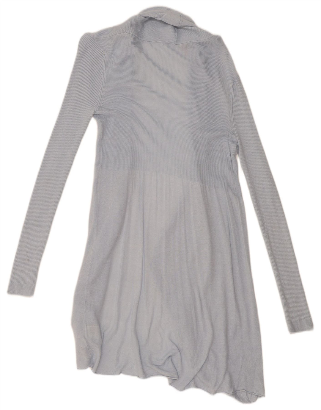Phase Eight Womens Longline Open Cardigan Sweater UK 8 Small Blue Viscose