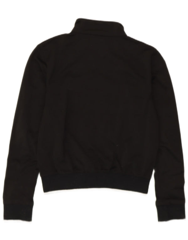 PUMA træningsdragt topjakke til kvinder UK 8 Small Black Colourblock Polyester