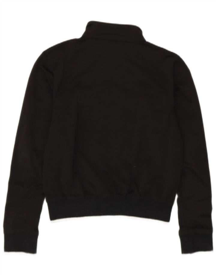 PUMA træningsdragt topjakke til kvinder UK 8 Small Black Colourblock Polyester