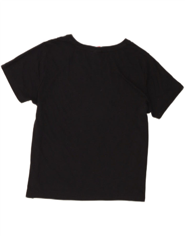 Nike Grafisk T-shirt top til kvinder DK 14 Stor Sort