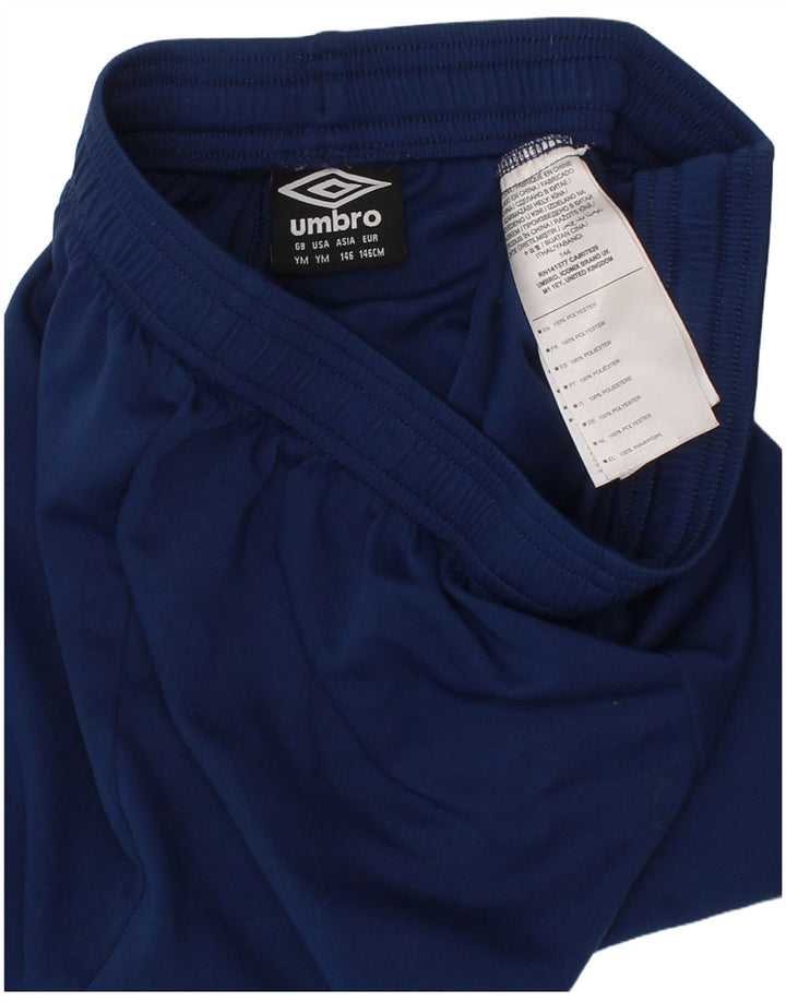Umbro Boys Sports Shorts 9-10 År Medium Navy Blue Polyester