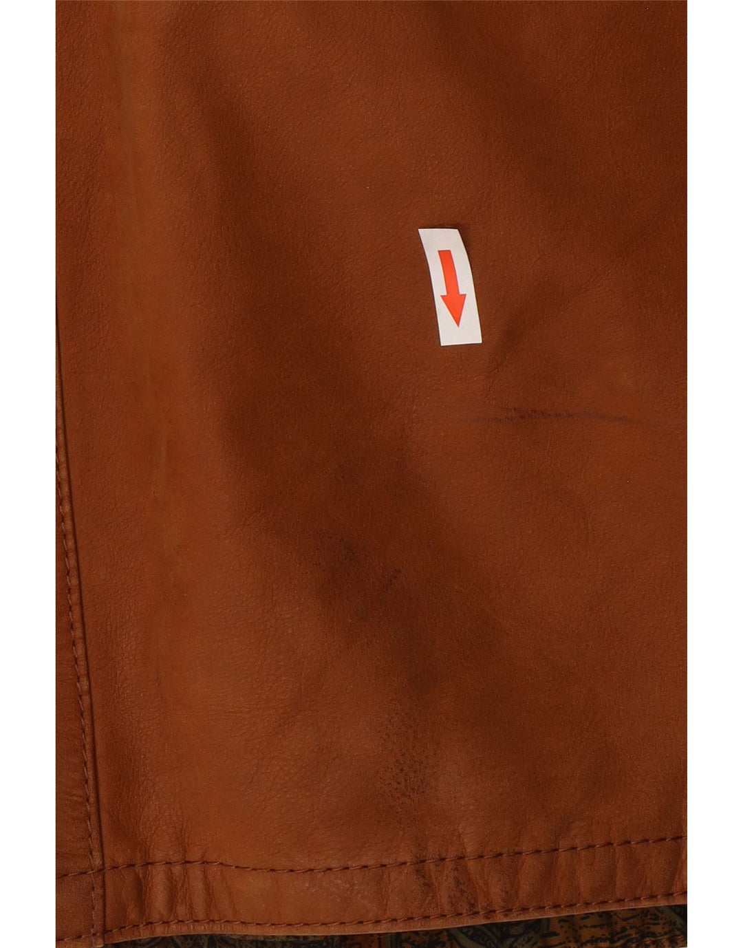 Vintage herre læderjakke IT 54 2XL Brun