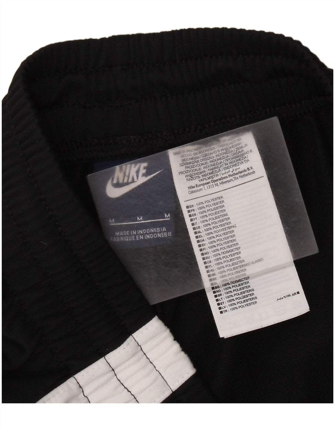 NIKE Træningsdragtsbukser til mænd Medium Sort Colourblock Polyester