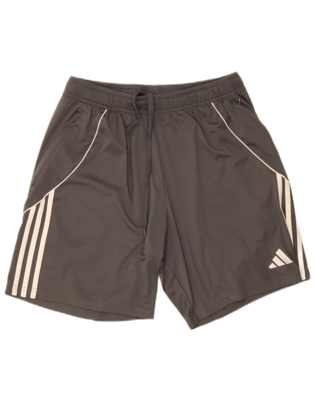 Adidas Herre Aeroready Regular Fit Sportshorts Large Grå Polyester