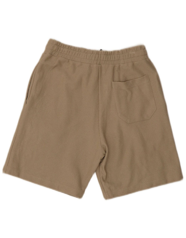 Zara Herre Chino Shorts Medium W31 Beige Bomuld