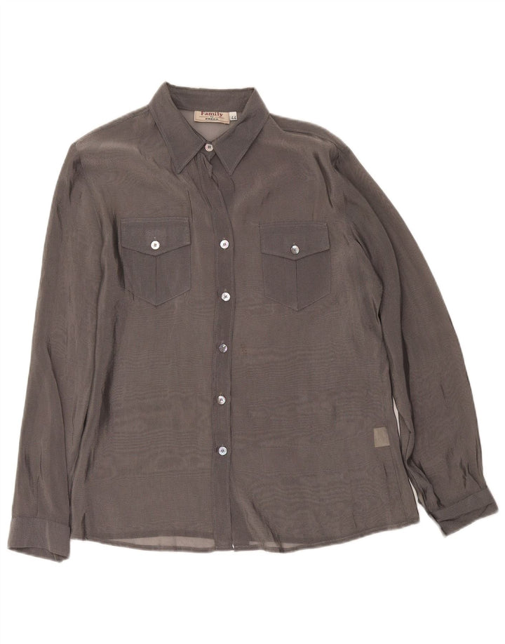 Preca Dame Se Through Shirt IT 44 Medium Grey Polyamid
