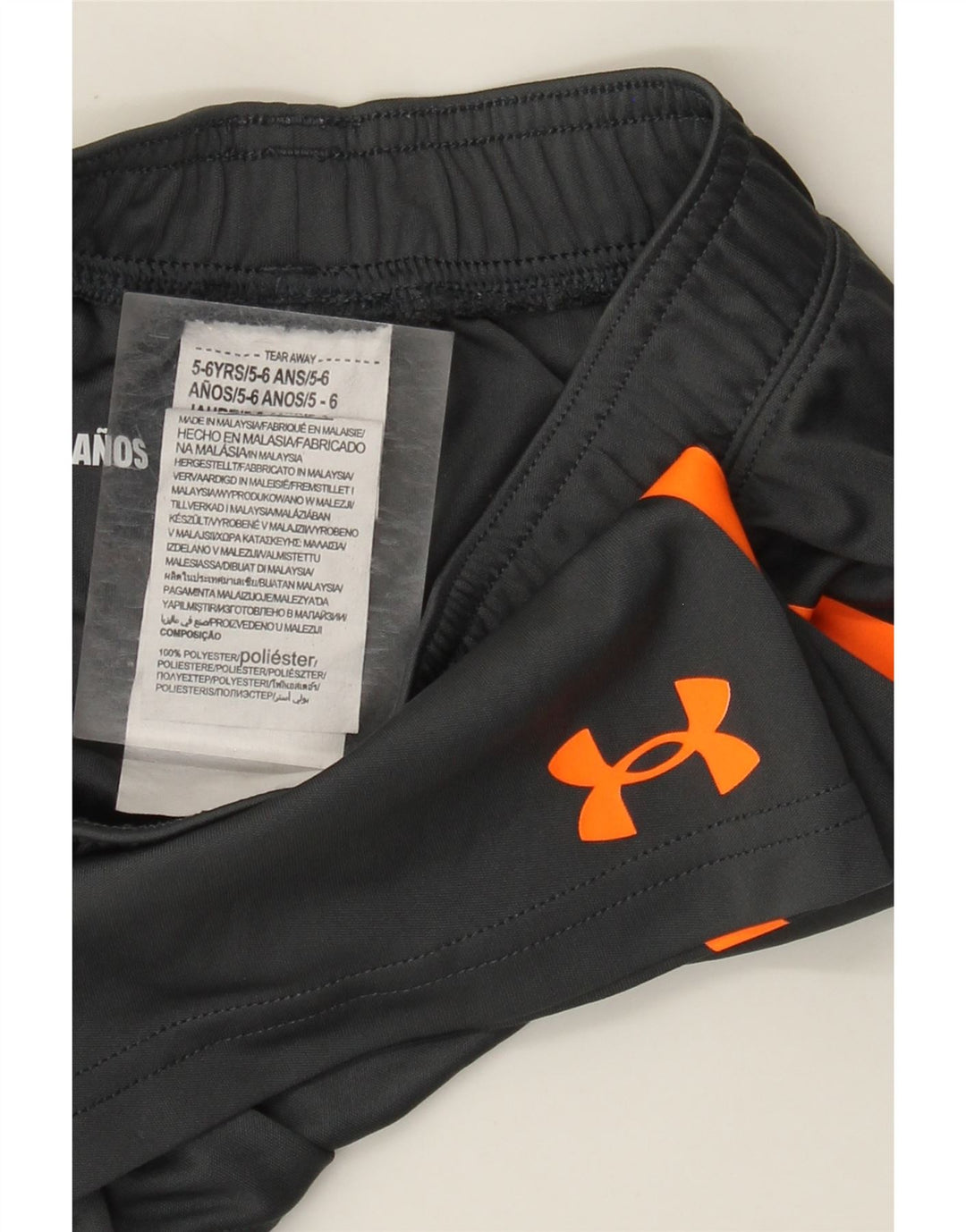 Under Armour Boys Sports Shorts 5-6 år Grå polyester