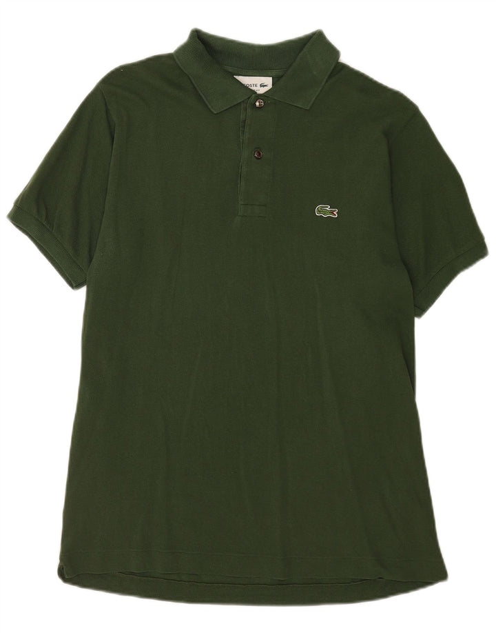 Lacoste herre klassisk pasform poloshirt størrelse 4 Medium grøn bomuld