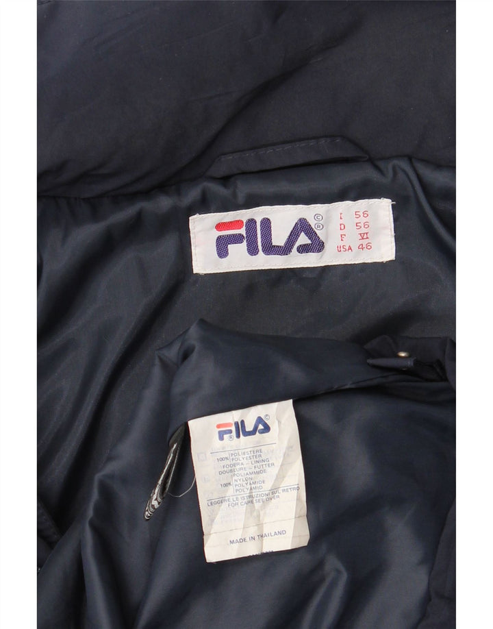 Fila Herre Hooded Utility Jacket IT 56 3XL Navy Blue Polyester