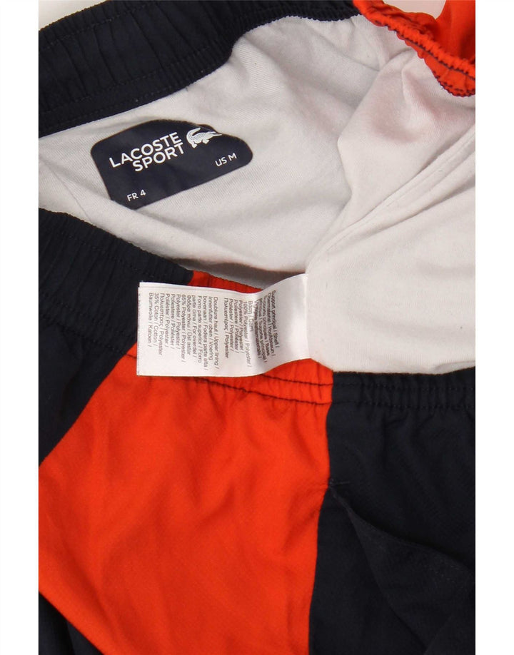 Lacoste Herre træningsdragt Bukser Joggers Størrelse 4 Medium Navy Blue Colourblock
