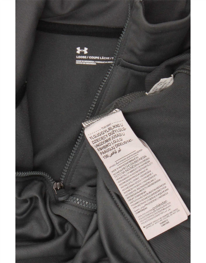 Under Armour drenge træningsdragt topjakke 11-12 år stor grå polyester