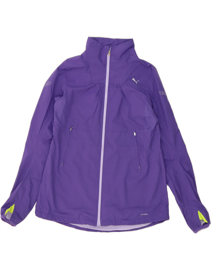 PUMA Womens Tracksuit Top Jacket UK 10 Small  Purple Polyester Vintage Puma and Second-Hand Puma from Messina Hembry 