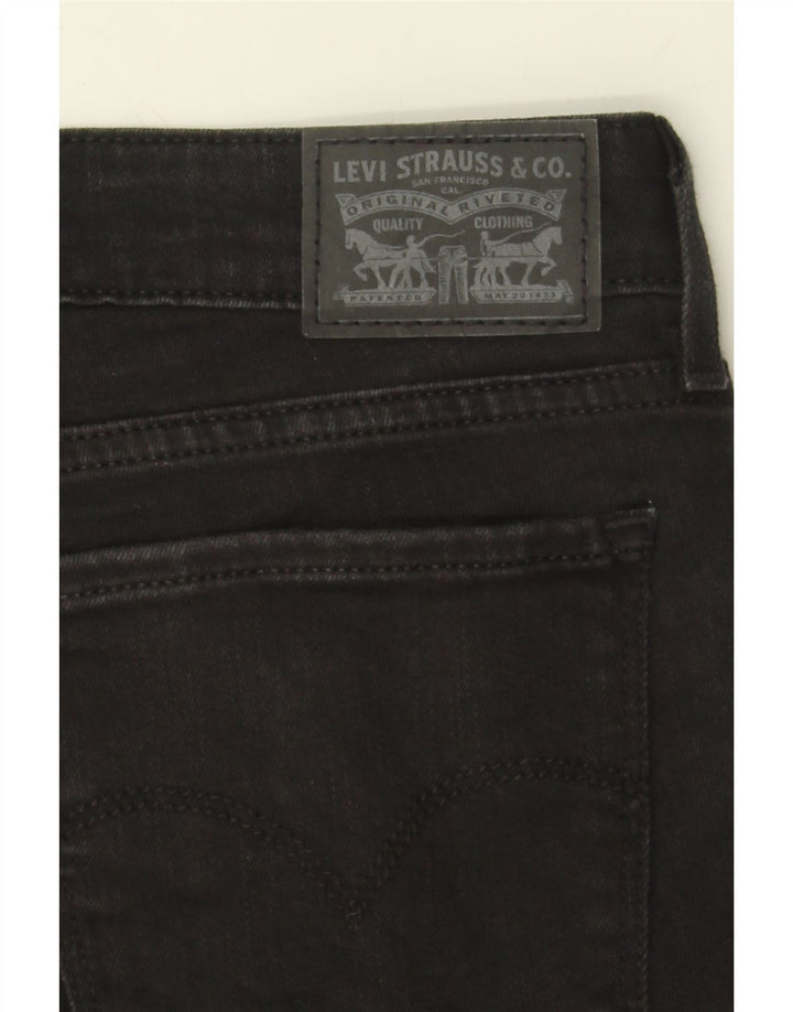 LEVI'S Womens 711 Skinny Jeans W29 L31 Black Cotton Vintage Levi's and Second-Hand Levi's from Messina Hembry 