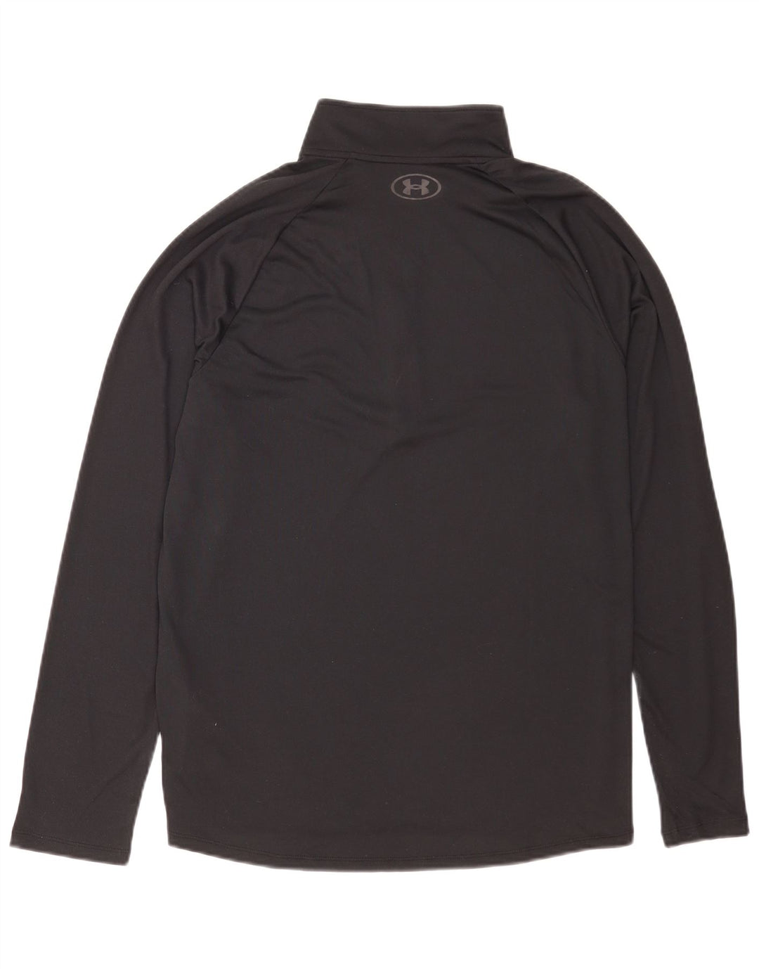Under Armour Herre Zip Neck Top Langærmet Stor Sort Polyester