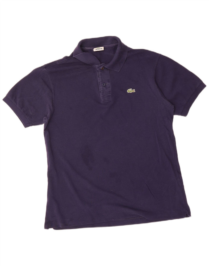 LACOSTE Poloskjorte til mænd størrelse 4 Medium Navyblå Bomuld