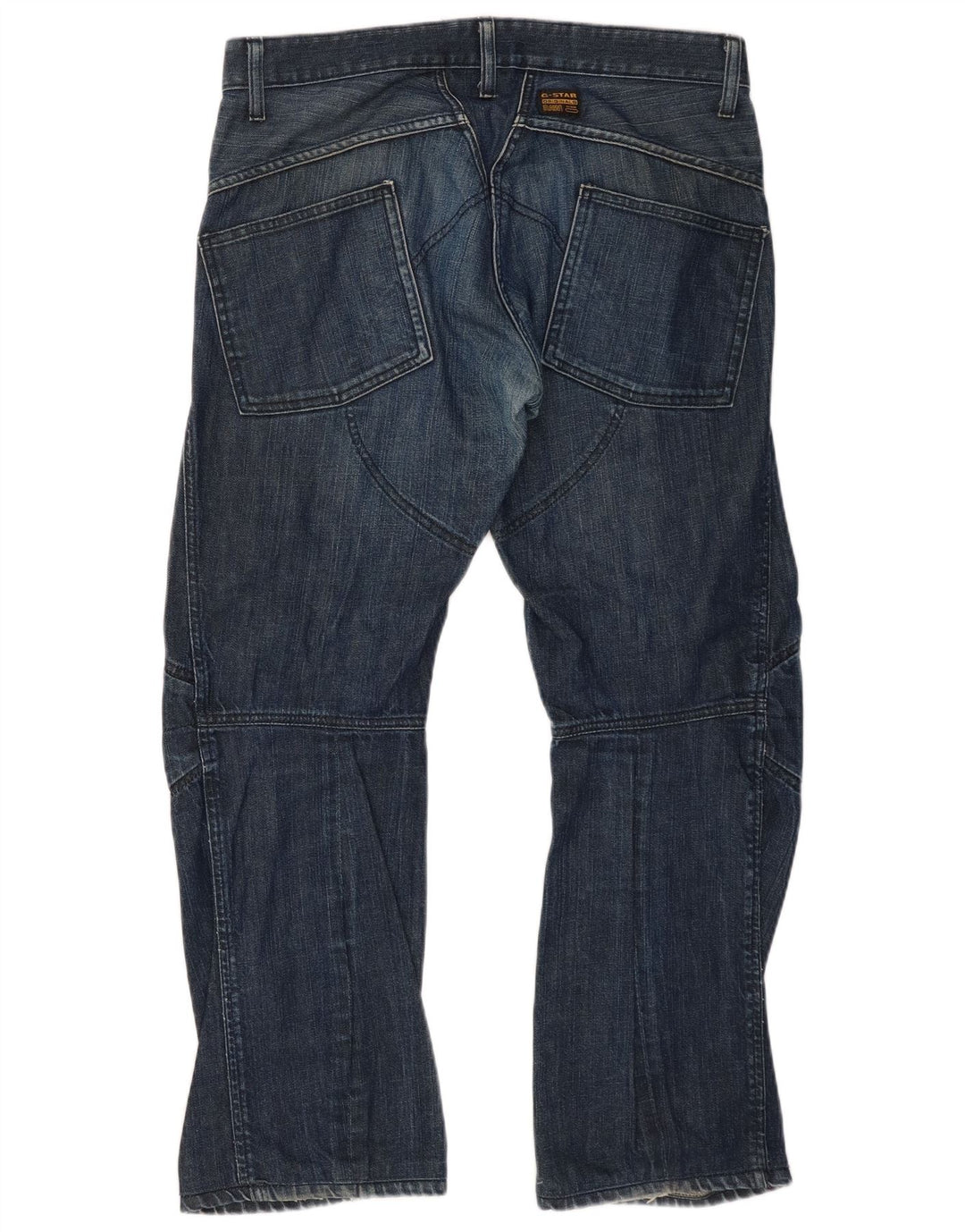 G-Star Straight Jeans til mænd W34 L29 Marineblå Bomuld