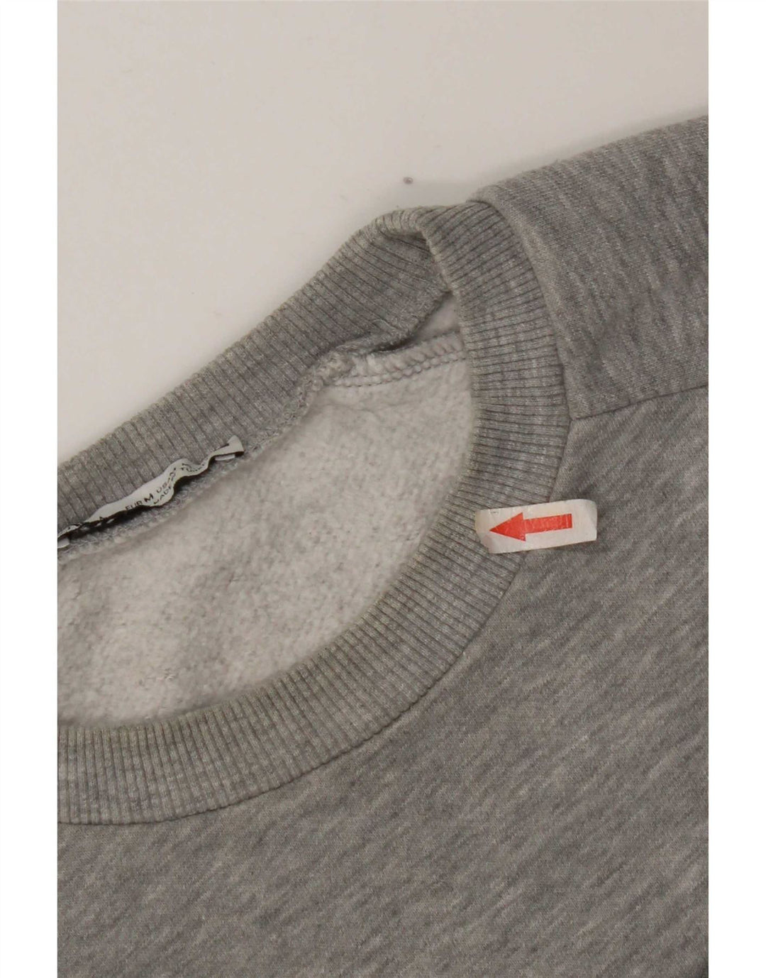Zara Graphic Sweatshirt Jumper UK 14 Medium Grey Polyester