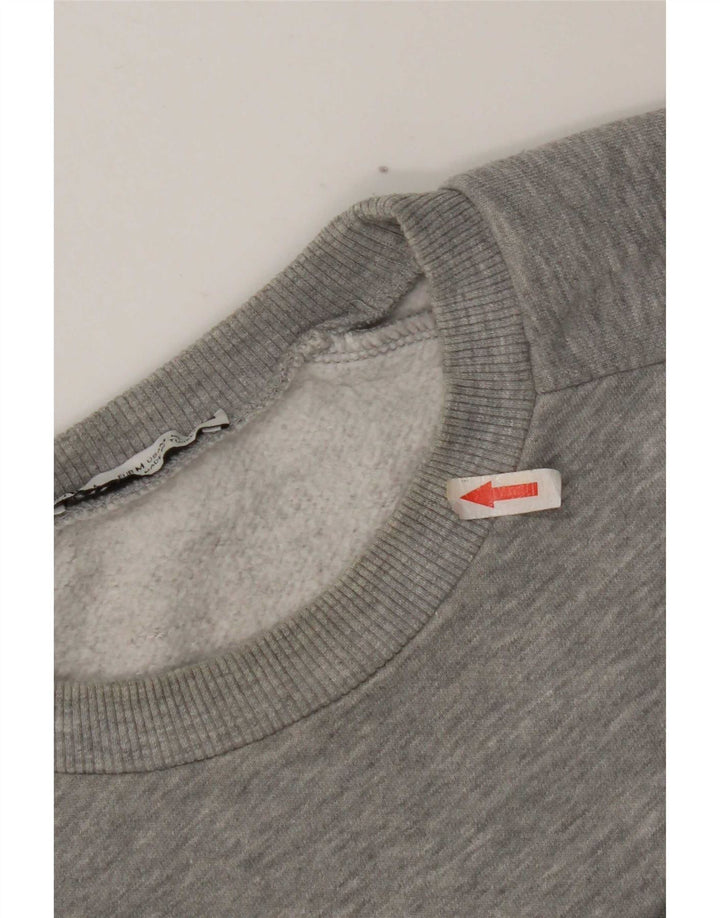 Zara Graphic Sweatshirt Jumper UK 14 Medium Grey Polyester