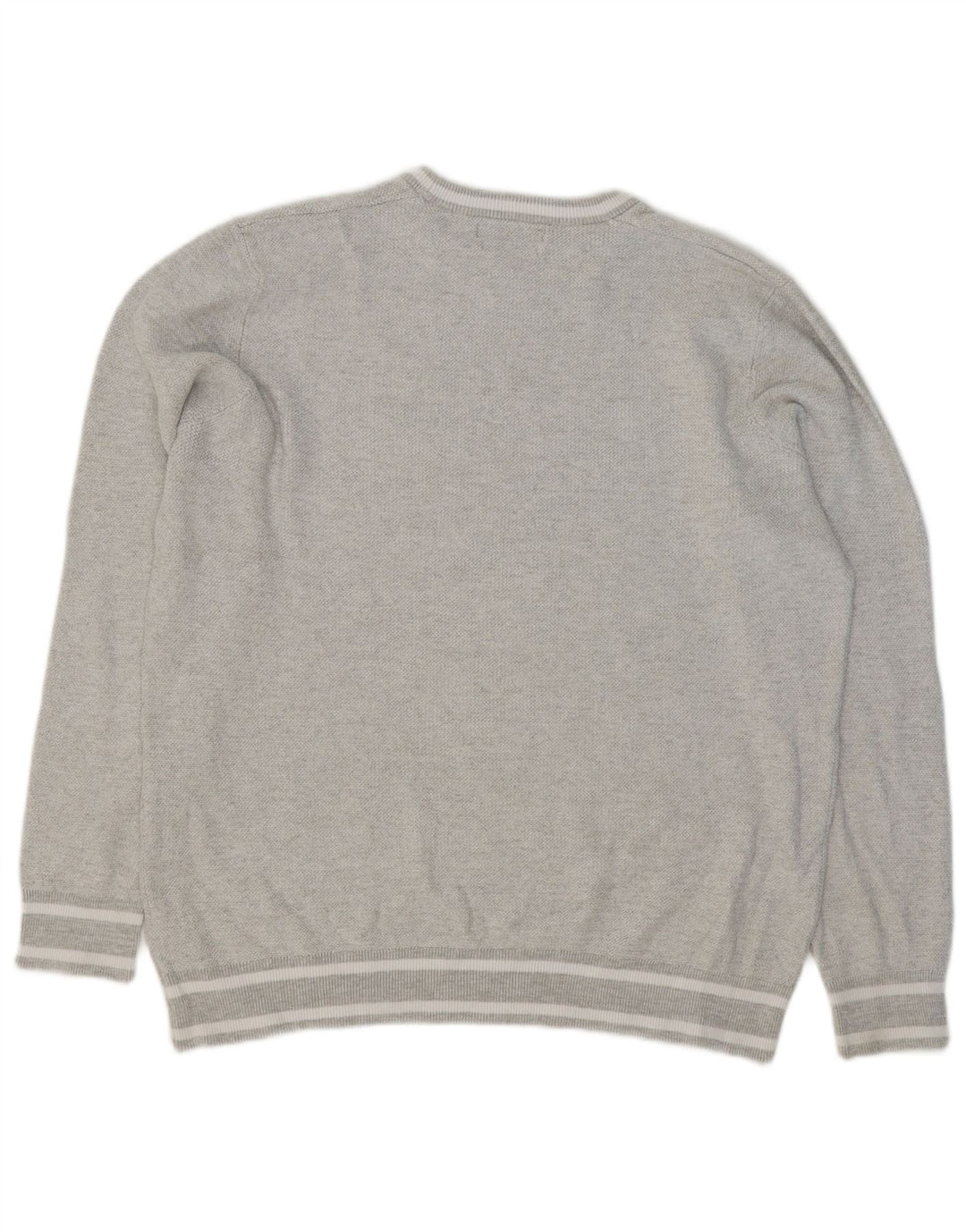 Marks & Spencer Herre sweater med rund hals 2XL grå bomuld