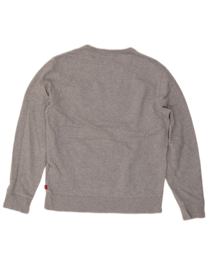 Levi's Grafisk sweatshirt til mænd, lille grå bomuld