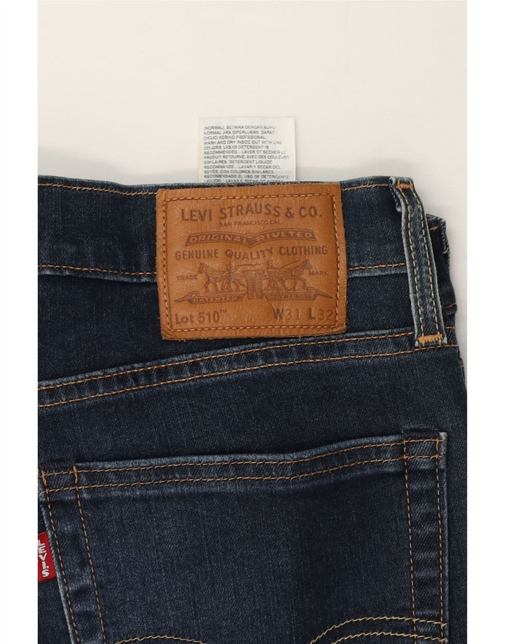Levi's Skinny Jeans til mænd W31 L32 blå bomuld