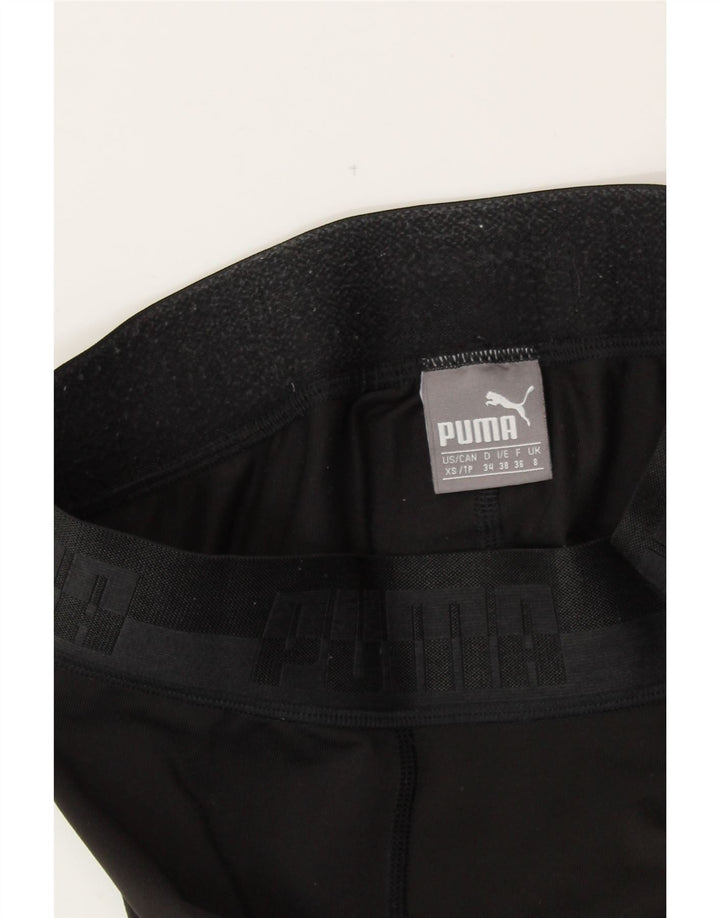PUMA Grafiske Leggings til kvinder UK 8 Small Black