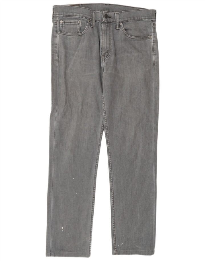 LEVI'S Herre 511 Slim Jeans W32 L32 Grå Bomuld
