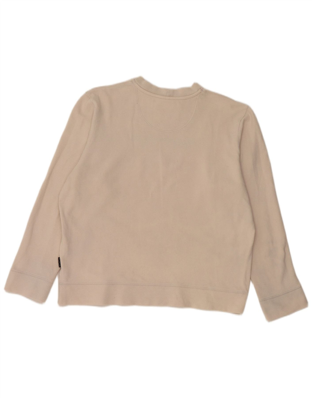 SERGIO TACCHINI Dame Grafisk Sweatshirt Jumper UK 18 XL Off White