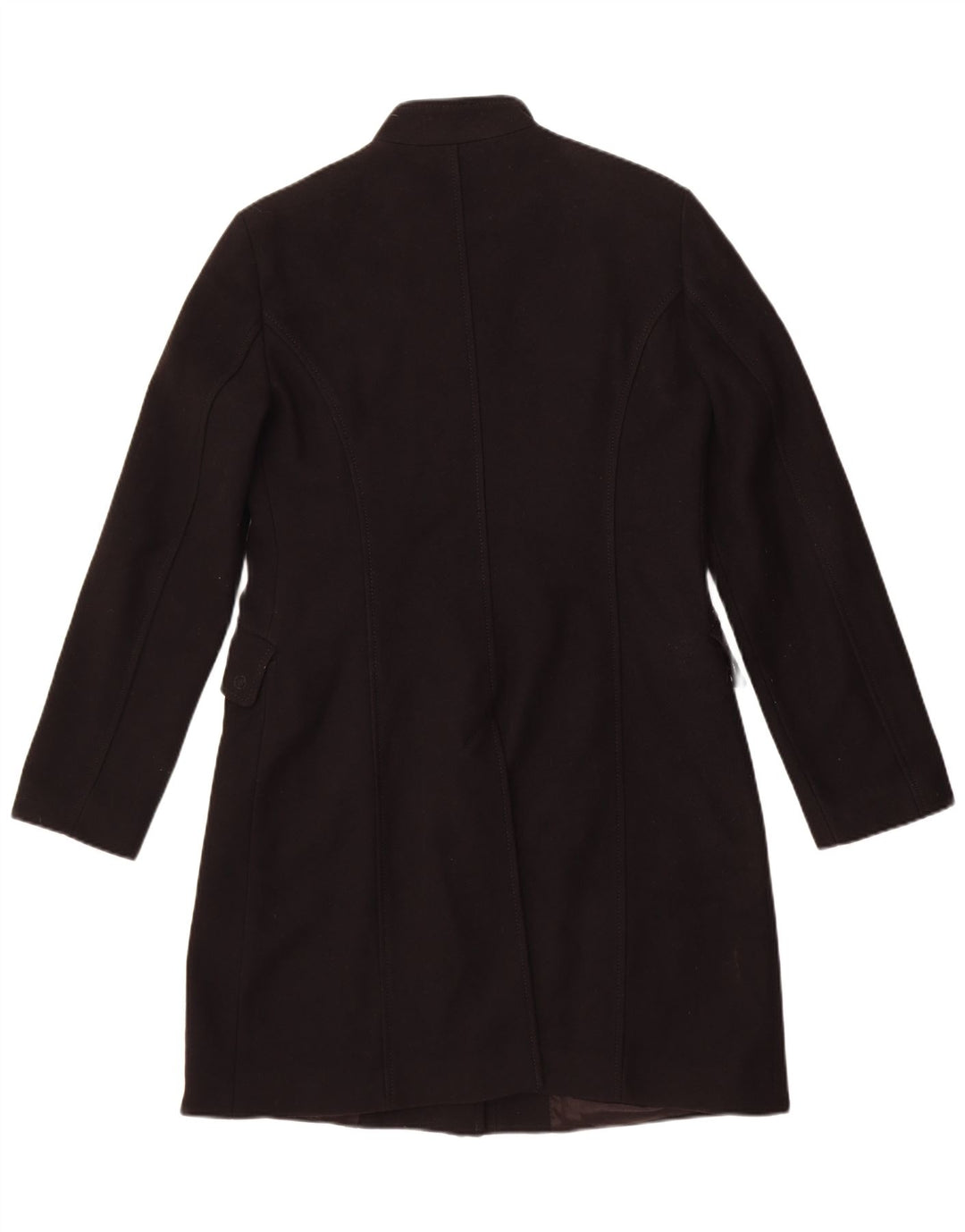Benetton Dame Overfrakke IT 46 Stor Sort Uld