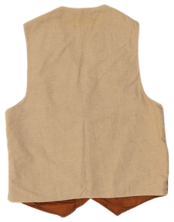 ALLISON Herre ruskindsvest UK 38 Medium brunt læder