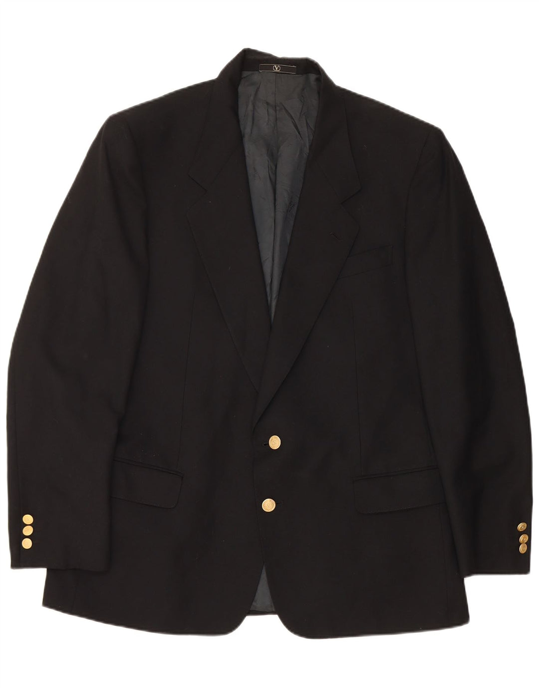 Valentino Herre 2-knaps blazerjakke UK 38 Medium Sort