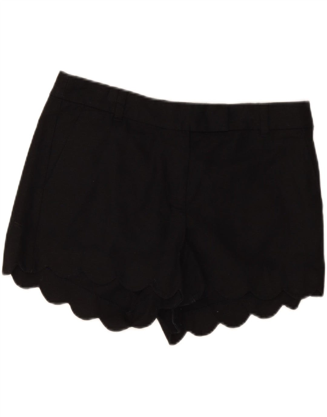 J. CREW Womens Chino Shorts US 10 Large W34 Black Linen Vintage J. Crew and Second-Hand J. Crew from Messina Hembry 