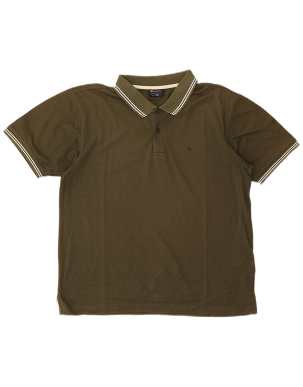 Champion herre poloshirt mellemgrøn bomuld