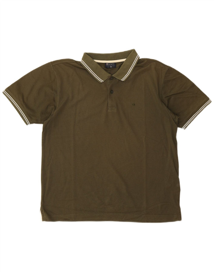 Champion herre poloshirt mellemgrøn bomuld