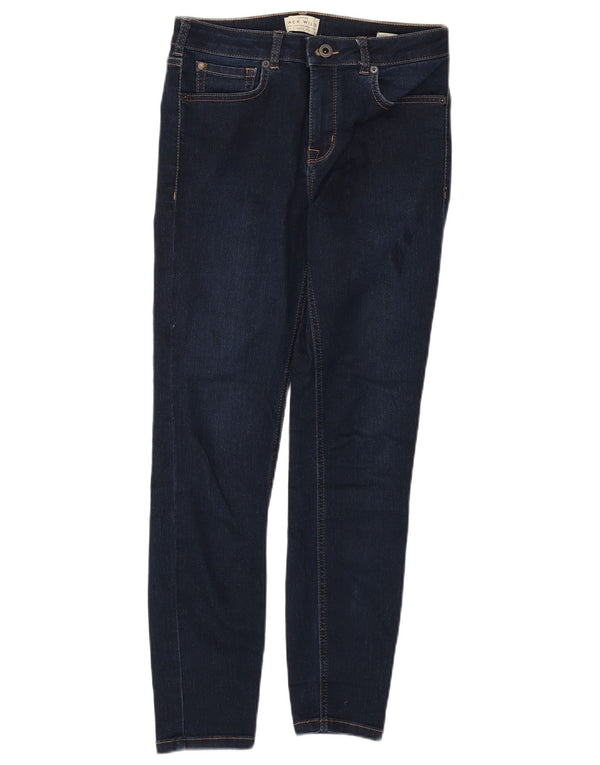 JACK WILLS Dame Crop Skinny Jeans W27 L25 Marineblå