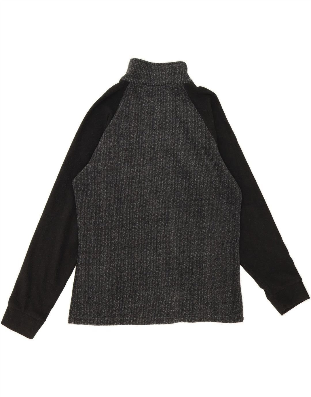 SUPERGA Mens Fleece Jacket UK 40 Large Black Colourblock Polyester Vintage Superga and Second-Hand Superga from Messina Hembry 
