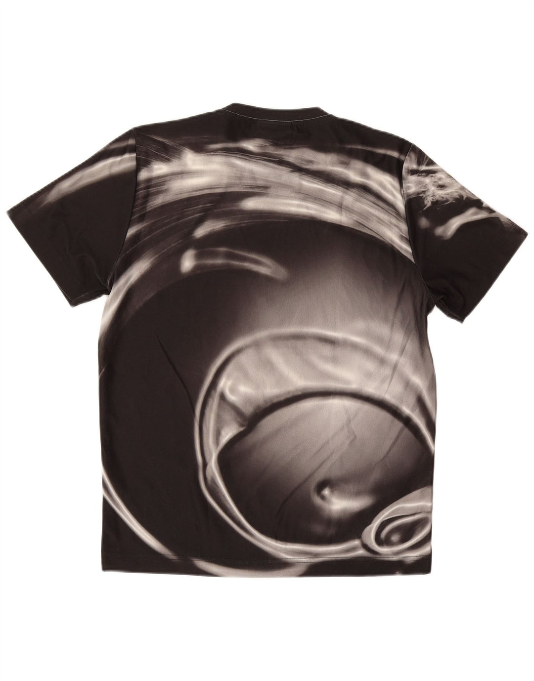 AUSTRALIAN L'ALPINA Herre abstrakt mønster T-shirt Top IT 46 Lille Sort