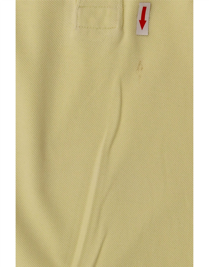 BENETTON herre polo shirt stor gul