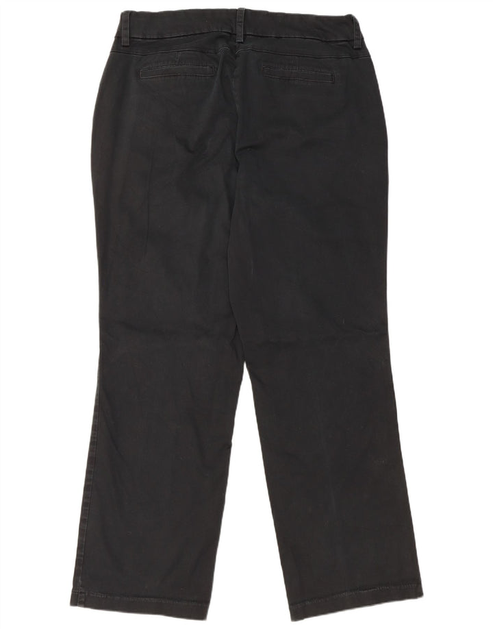 LEE Dame Curvy Fit Lige Casual Bukser US 16 2XL W36 L31 Sort