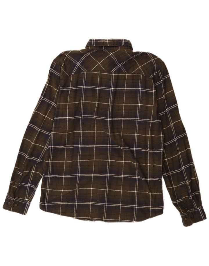 Jack & Jones Herre Flanellskjorte Stor Khaki Ternet Bomuld