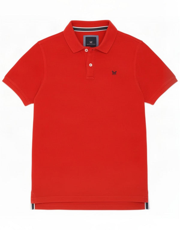 Crew Clothing Herre poloshirt Large Red Cotton