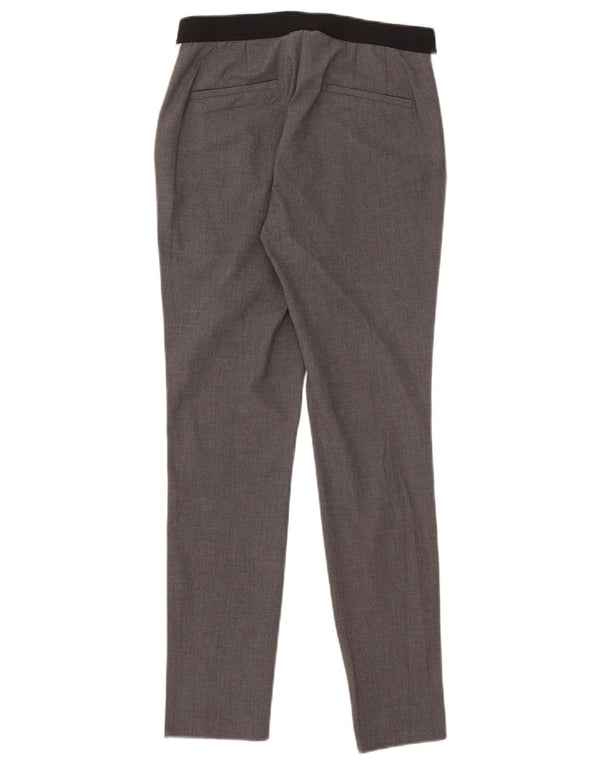 Zara Dame Slim Suit Bukser Medium W28 L27 Grå Polyester