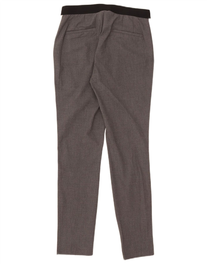 Zara Dame Slim Suit Bukser Medium W28 L27 Grå Polyester