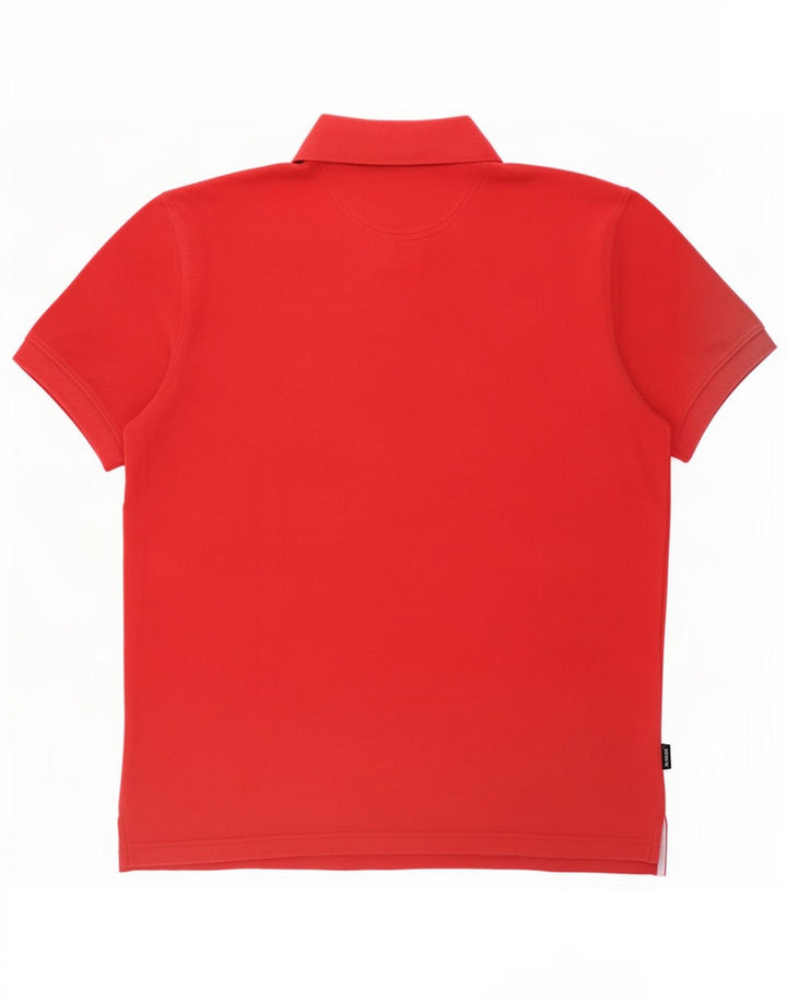 Massimo Dutti Herre Polo Shirt XL Rød Bomuld