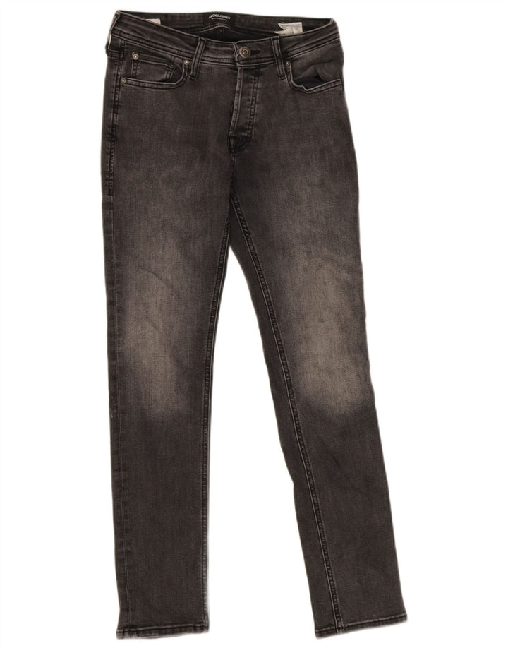 Jack & Jones Herre Slim Jeans W29 L30 Grå Bomuld