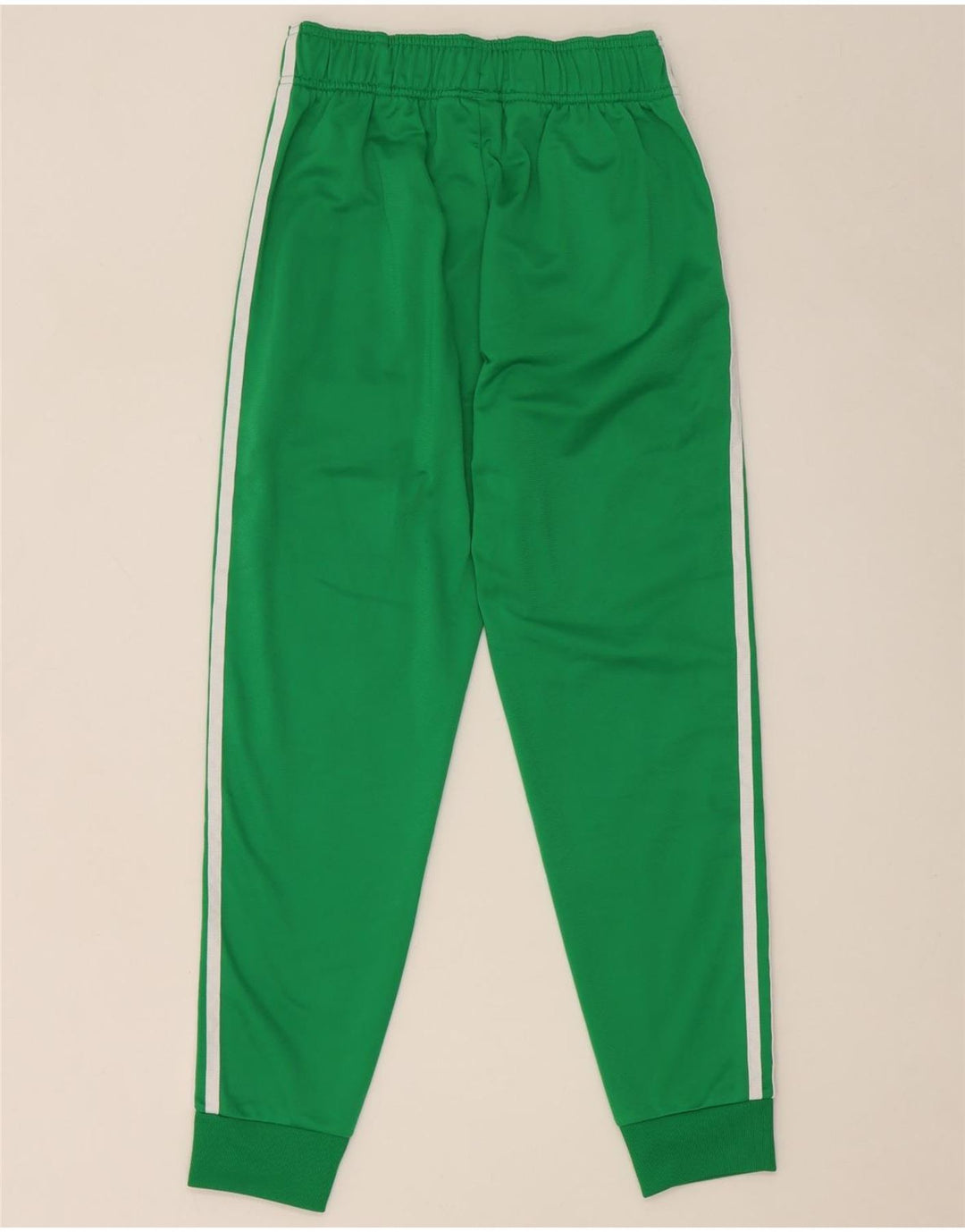 Adidas Drenge Træningsdragt Bukser Joggers 12-13 År Grøn Polyester