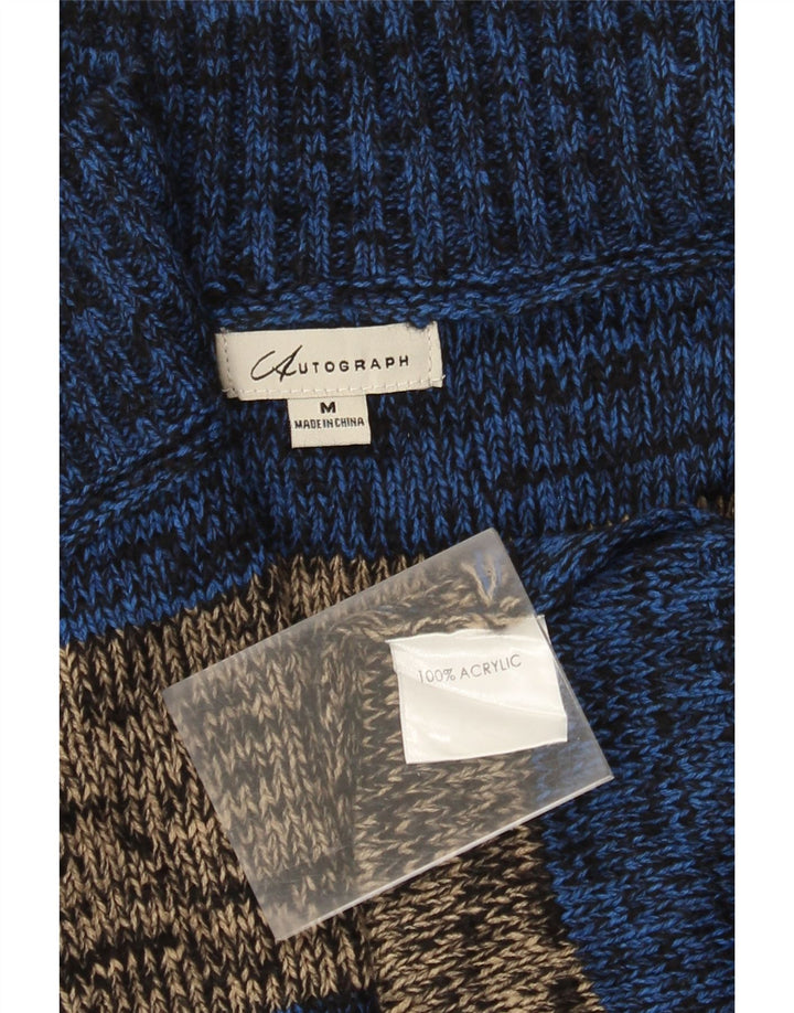 Marks & Spencer ærmeløs cardigantrøje til kvinder UK 14 Medium Blue