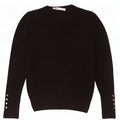 Zara Dame sweater med rund hals DK 10 Lille sort viskose
