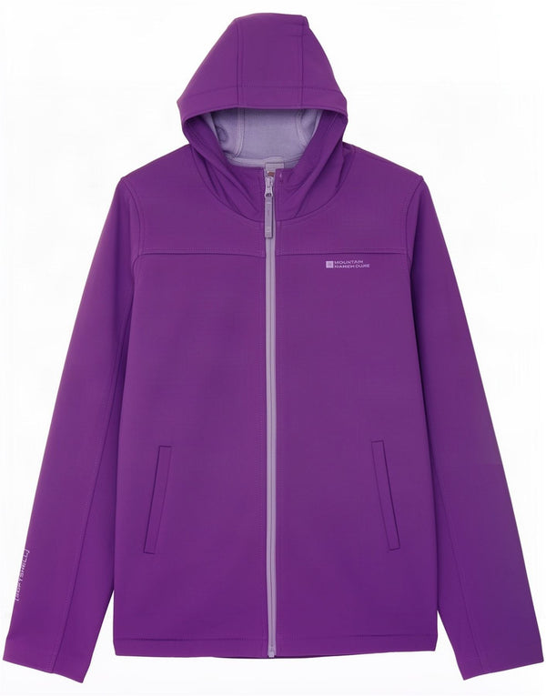 Mountain Warehouse Girls Hooded Windbreaker Jacket 12-13 Years Purple