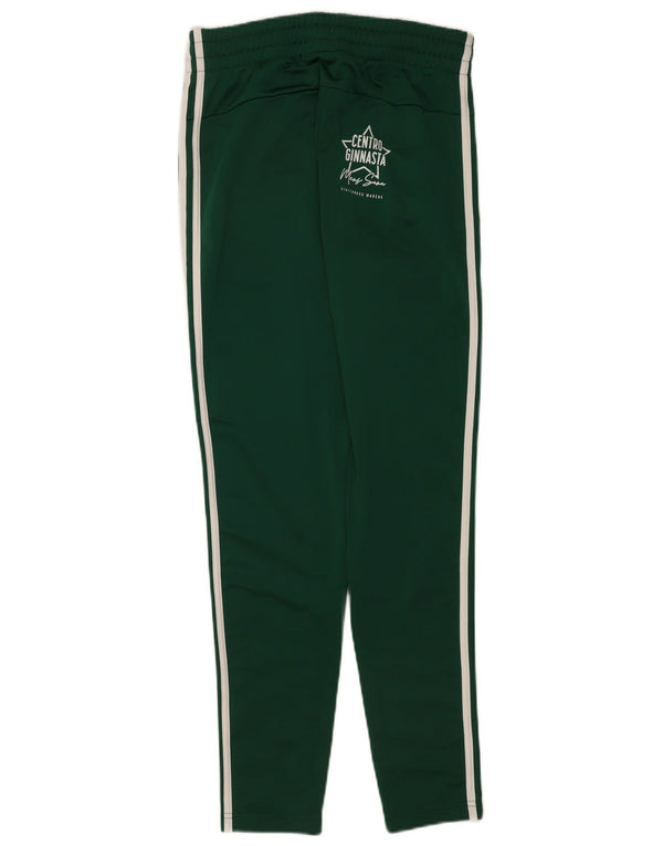 Adidas Graphic Tracksuit Bukser til kvinder UK 8/10 Small Green Polyester